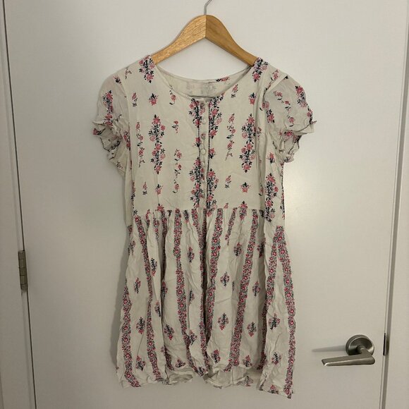 Floral babydoll shirt - Picture 1 of 2